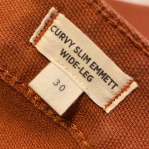 Madewell Curvy Slim Emmett Wide Let